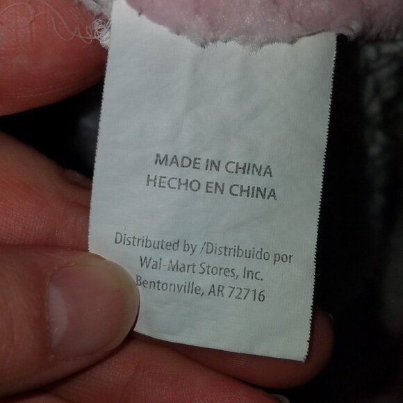 Pink White Embossed Chevron Baby Blanket Lovey Walmart Girl Fleece Sherpa Soft - Picture 2 of 6